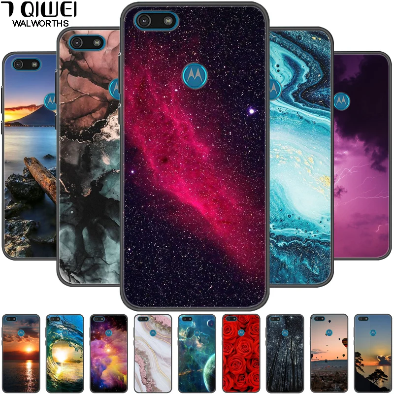 Funda de silicona suave para móvil, carcasa trasera para Motorola Moto E6 Play, TPU, Bumper, E6Play, XT2029, Capa de 5,5