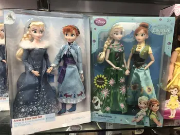 

New Toys princess Anna and Elsa doll girls mobile joints birthday gifts cute girls 28cm