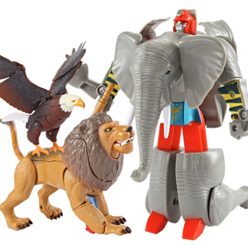 White Tiger Eagle Panda Building-block Toys The Lion Elephant Christmas Gifts Compatible with DIY Educating Children Block Size | Игрушки и