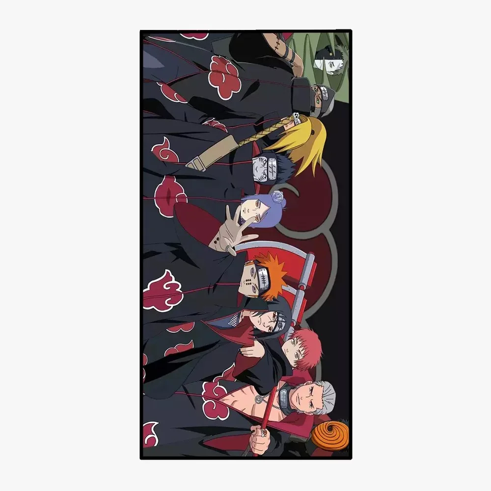 Likurb Ninja Uzumaki Uchiha Bath Towel Quick Dry Outdoor Water Sports Towel Swimming Surf Towels Portable