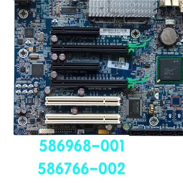 Carte Mère HP Z400 WorkStation 586968-001 Occasion - Socket LGA 1366, DDR3, ATX