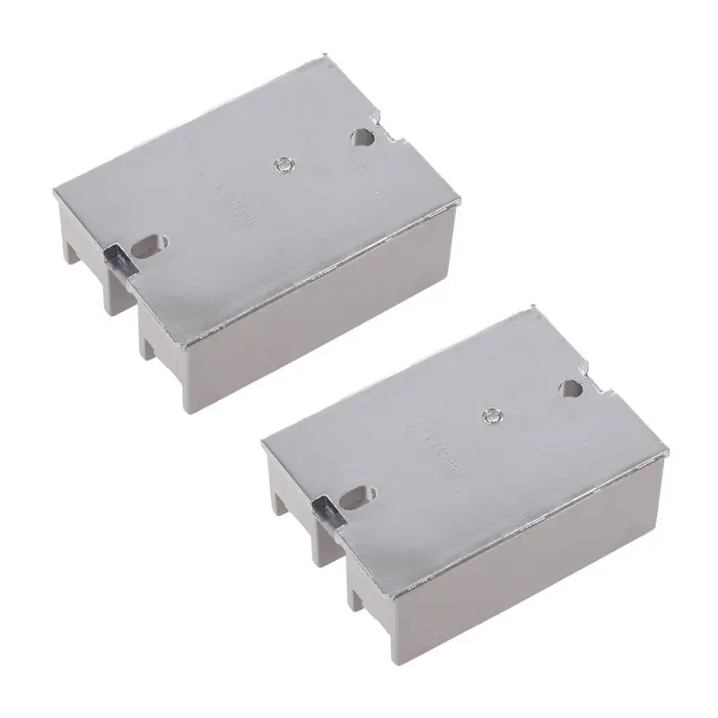 ABSF 2 шт твердотельные реле SSR-25DA 25A/250 V 3-32V DC вход 24-380VAC выход