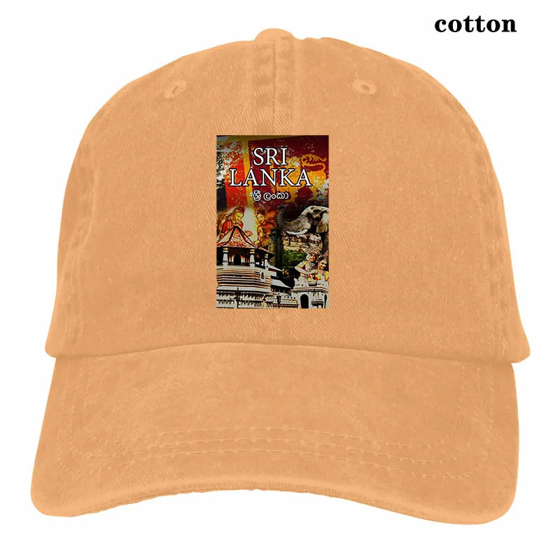 Sri Lanka-новая хлопковая Серая Бейсболка для мужчин и женщин, модная Регулируемая Кепка - Цвет: 3-Natural