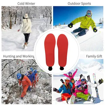 

Rechargeable Electric Heating Insoles With Remote Control Winter Warm Heated Insoles Sport Shoes Pads For Skiing Hunting