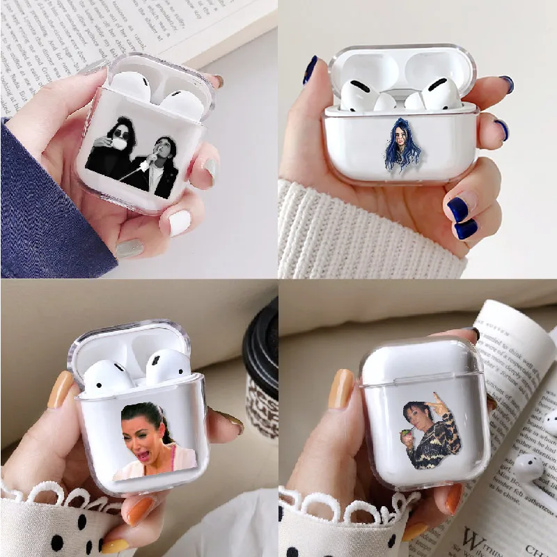 Поп звезда Звездные наушники чехол для Apple iPhone зарядная коробка AirPods Pro Жесткий