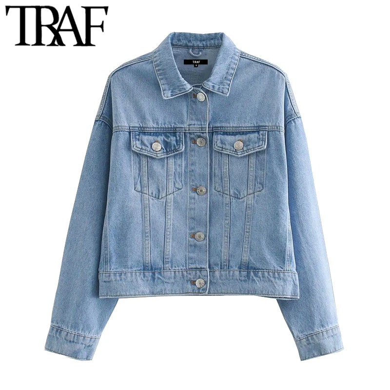 wide sleeve denim jacket