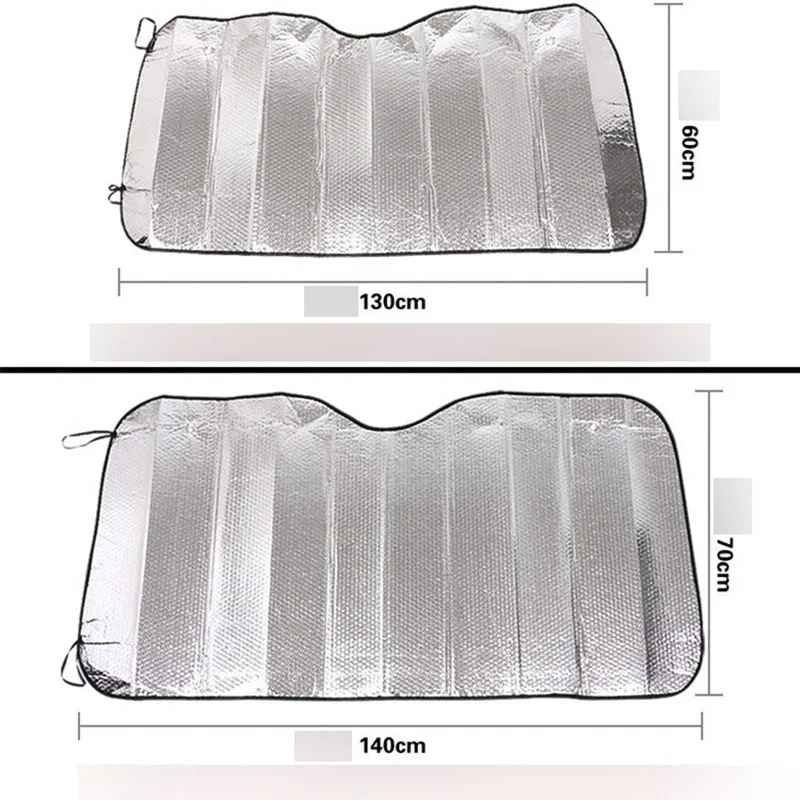 

Car-following Good Thick Sun Block/Automobile Sunshade/Aluminum Foil Sun Shade Tinted Shade 130*60 Cm