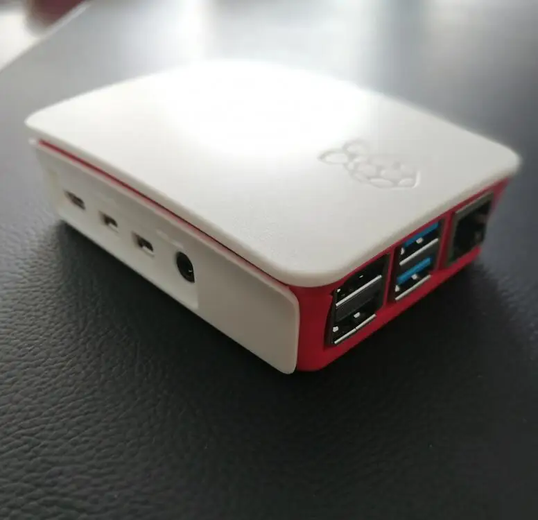 Чехол для Raspberry Pi4 использования с Pi 4 красных и белых цветов высококачественный