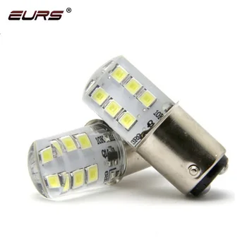 

EURS 2PCS 1156 P21W BA15S 1157 BY15D 12smd 2835 LED Auto Brake Light Car DRL Driving Lamp Reverse Bulbs Turn Signals Amber White