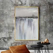 

Natural Landscape Canvas Paintings Posters Prints Waterfall Wall Nordic Art Scenery Picture for Living Room Home Decoration