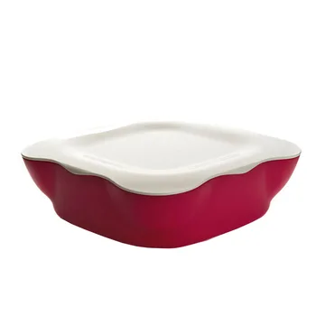 

High-End Candy Snack Serving Tray with Lid Candy Tray Food Storage Box Double Deck Dry Fruit Storage Plates Supplies