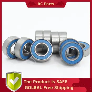 

687RS Bearing 10 PCS 7x14x5 mm ABEC-3 Hobby Electric RC Car Truck 687 RS 2RS Ball Bearings 687-2RS Blue Sealed