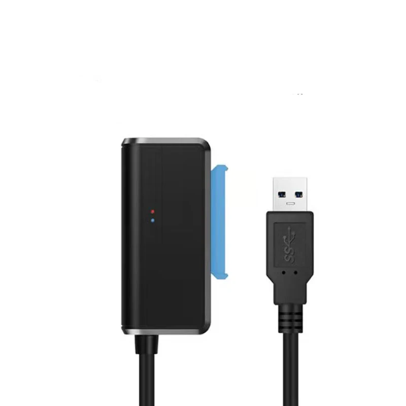 SATA к USB3.0 кабель-конвертер 22 pin SATA к USb SSD hdd шнур с ЕС США Великобритания адаптер для 2,5 дюймов 3,5 дюймовый hdd SSD жесткий диск - Цвет: No adapter