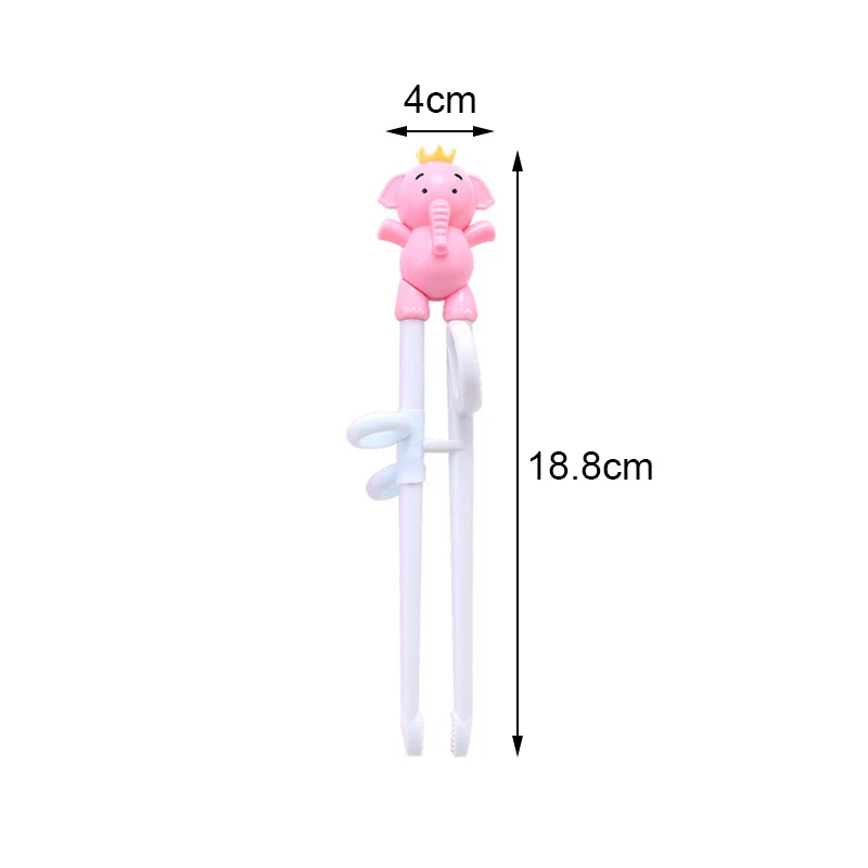 Cartoon Elephant Chopsticks Children Educational Practice  Baby Learning Training Chopsticks Easy Fun to Use Beginnner Learner