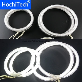 

HochiTech WHITE 6000K CCFL Headlight Halo Angel Demon Eyes Kit angel eyes light for Fiat Linea 2007 to 2015