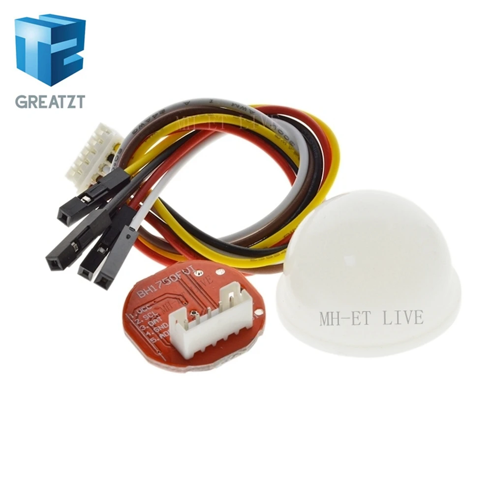 

GREATZT Intelligent electronic BH1750 BH1750FVI Chip Light Intensity Light Module Light ball for Arduino