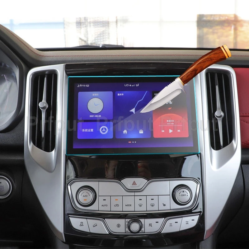 

Tempered glass Screen Protector for Great Wall Cannon GWM Poer Ute 2021 2022 Car Radio Navigation Display Screen