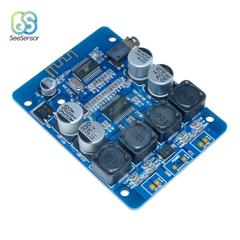 TPA3118 2x30 Вт 8-26 в DC стерео аудио Bluetooth цифровой усилитель мощности плата Aamplificador DIY