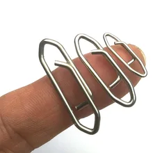 20Pcs/Bag Fishing Snap Swivel Quick Change Clip Snap Hook Stainless Strength Bass Carp Trout Fishing Connector for Lure