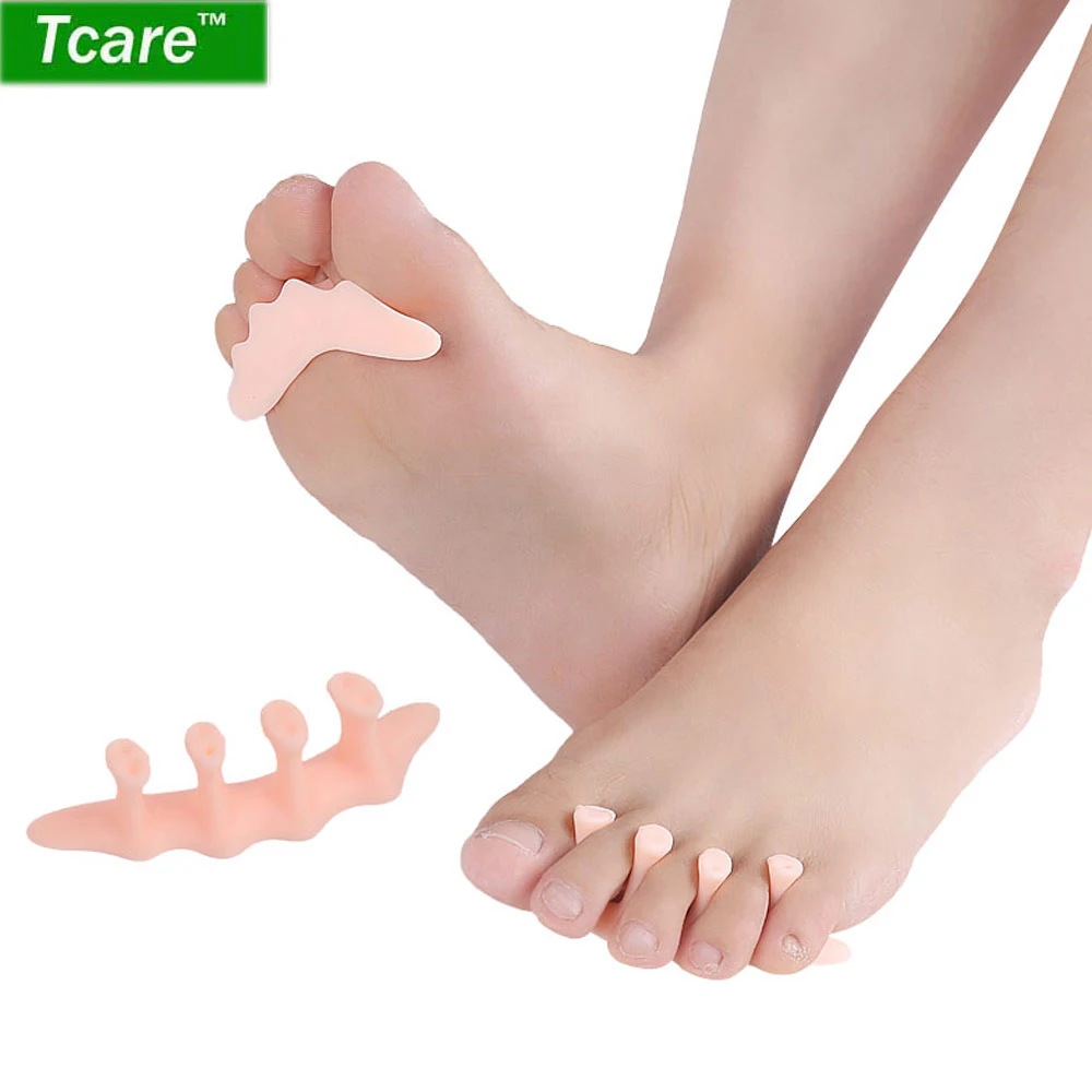 

1Pair of Five Toes Bunion Corrector Hallux Valgus Corrector Day Night Toes Correction Feet Care Cylinder shape