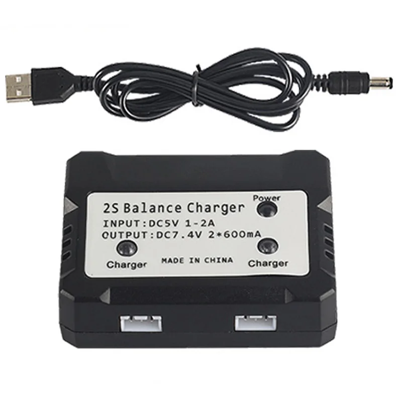

IG-7.4V 2S Balance Charger Box Charging Adapter 2 in 1 for Syma X8C MJX X600 X101 Hubsan RC Drone Replacement
