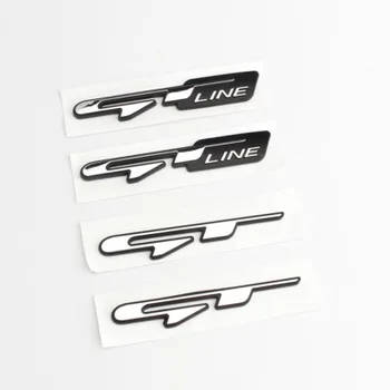 

5X Car Tuning Atuo Emblem Sticker GT Line Letters Decals For Kia Forte Ceed Stinger Shuma Rio Sportage Soul Cerato Accessories