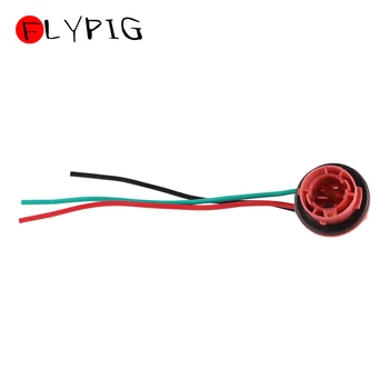 

10x 1157 2057 2357 7528 1157A LED Bulb Signal Light Sockets Harness Plug Adapter D15