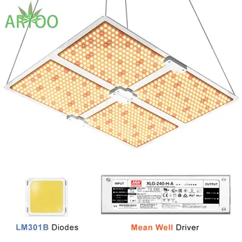 

Full spectrum Samsung LM301B/281B led grow light quantum board with 3000K Chips and UL Meanwell driver for the medical plants