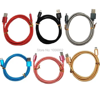 

Fabric braided OD5.0 type c micro usb data charger cable for samsung s4 s6 s7 edge for iphone