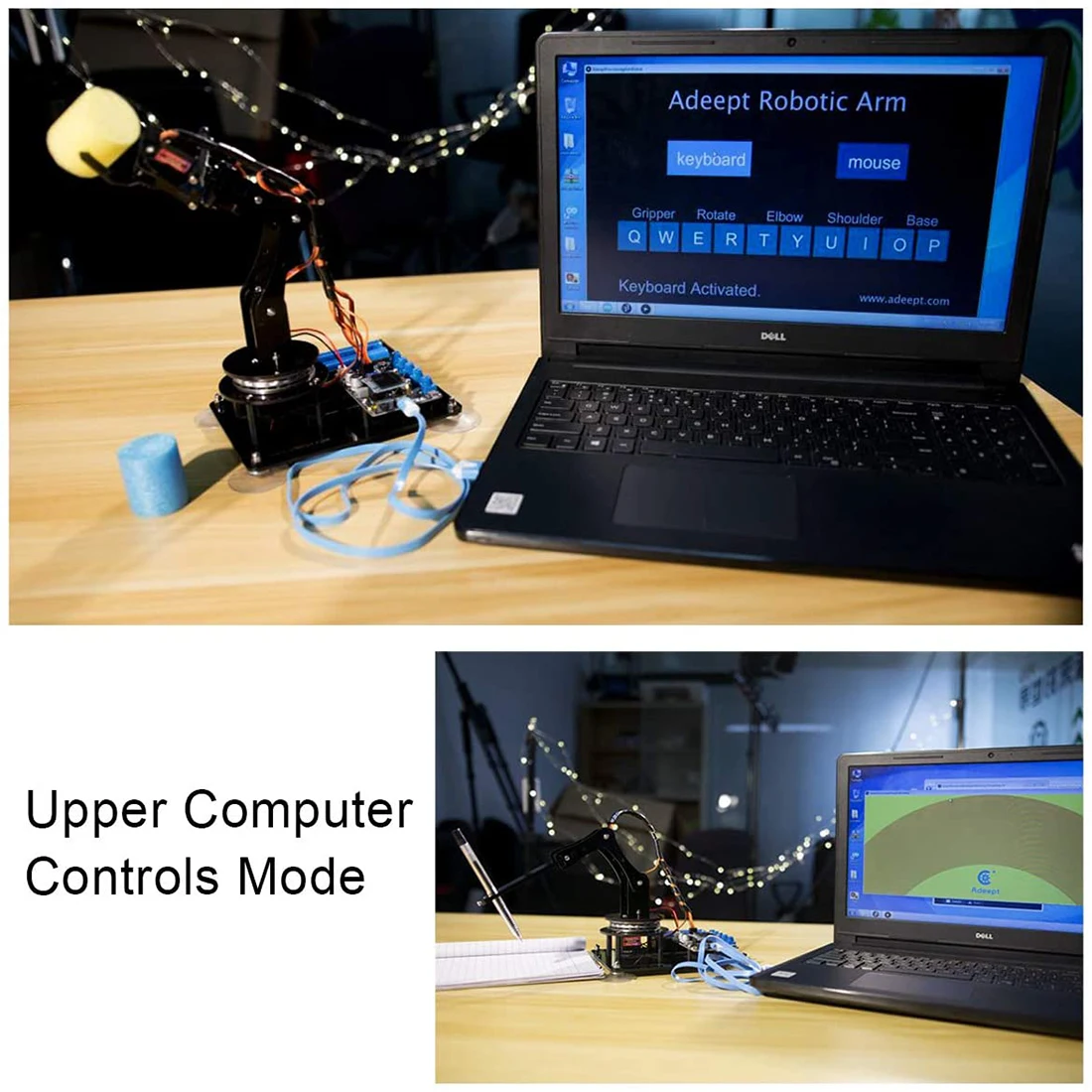 5 Axis Controll Robot Arm For Arduino Stem Full set| LK-Tronics