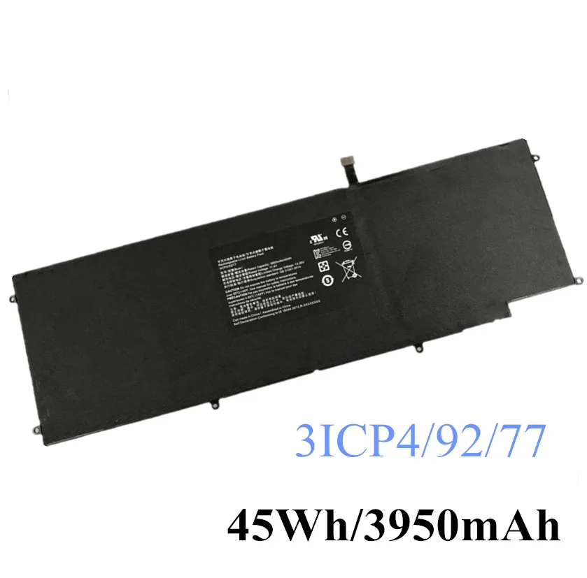 7XINbox 11,4 V 45wh 3950 мА/ч, 3ICP4/92/77 3ICP4/92/80 ноутбук Батарея для razer Blade Stealth серии RC30-0196 - Цвет: 45Wh