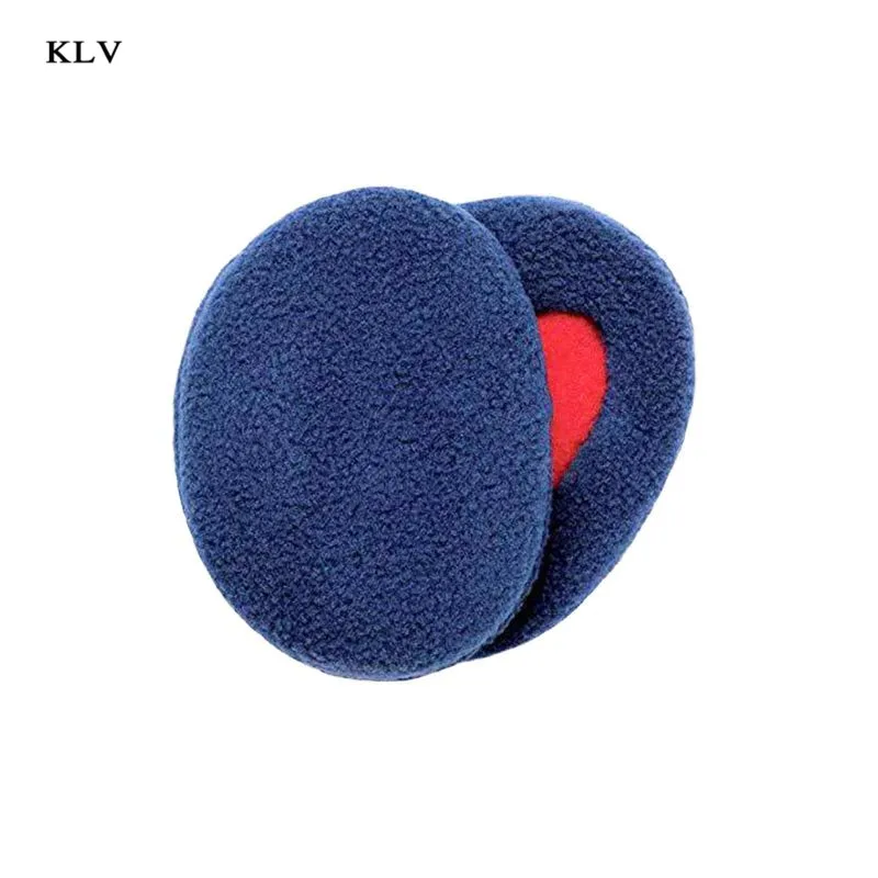 Blue 2 шт./пара для взрослых унисекс зимние Утепленные Хлопковые Штаны Earbags длинная узкая юбка грелки уха сплошной Цвет с леопардовым принтом ветрозащитные наушники 12 Цветов - Цвет: Blue