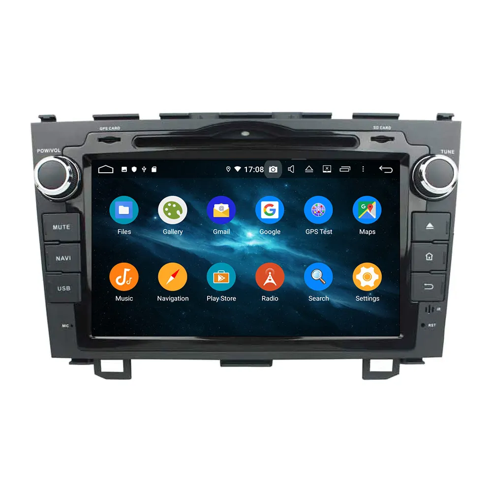 " 4+ 64G Android 9 DSP ips автомобильный dvd-плеер gps навигация для HONDA CRV 2006-2011 магнитофон головное устройство мультимедийный плеер