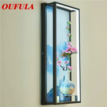 

OUFULA Indoor Wall Lamps Fixture Modern LED Sconce Contemporary Creative Decorative For Home Foyer Bedroom Corridor
