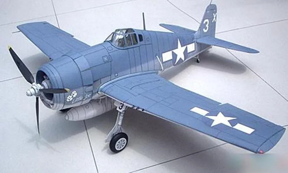 1:32 Масштаб Американский F6F-5N hellcat fighter модель самолета 3D бумажная модель комплект