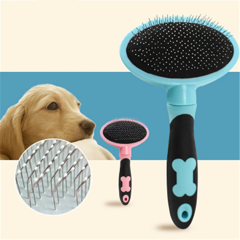 

Pet Hair Trimmer Comb Dog Cat Grooming Supply Brush Slicker Tool Multi-function Pet Dog Practical Needle Comb Hair Remover Rake