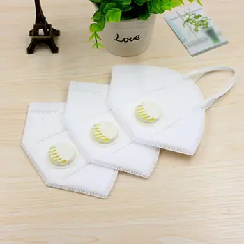 

KN95 Mask Non woven Valved Dust Mask PM 2.5 Respirator Mouth Mask With Valve