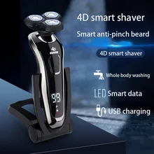 New Men's Electric Shaver Three-Head Razor Multi-Function Razor Razor Washing USB Fast Charging Facial Hair Removal Shaver