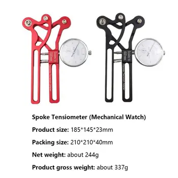 

MTB Bike Electronic Tension Meter Tool Wheel Spokes Builders Tool Spoke Checker Mechanical High Precision Indicator TC-02