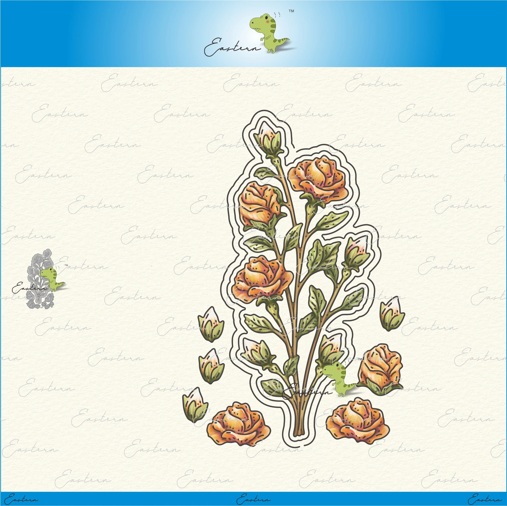 Ruddy Roses metal cutting dies 2021 new diy molds Scrapbooking Paper ...