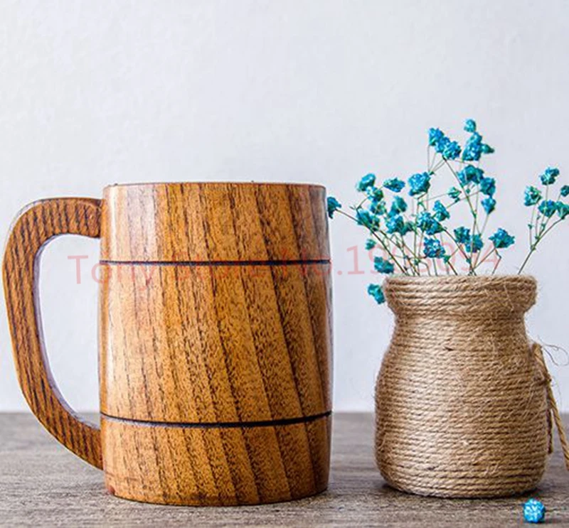 10 шт. Мода Природа creativeNew летние Деревянные Кружки дерево ююба чашки простые офисные чашки
