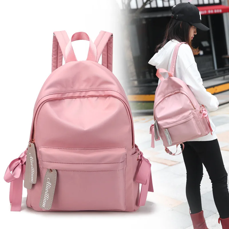 

Oxford Cloth Both Shoulders Package Woman Package Capacity Bag Travel Backpack