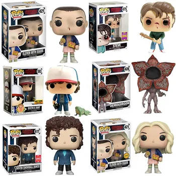 

FUNKO POP Hot Stranger Things Eleven Dustin & Dart Steve Vinyl Action Figure Collection Model Toys For Children Christmas Gift