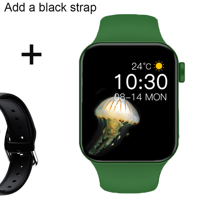 IWO Series 7 Smartwatch Smart Watch Body Temperature 44 MM Waterproof Smart Watches Men Women Gift For Android IOS +Box