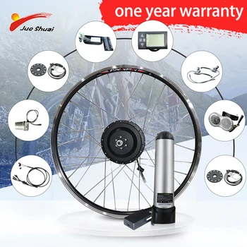 

Electric Bike Conversion Kit With Samsung Battery 36V 12AH 500W 27.5Inch Front Wheel Motor LED LCD Display E Bicycle Powerful