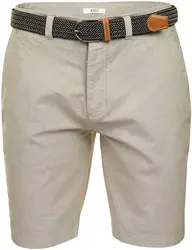 Short Oxford avec ceinture pour homme 