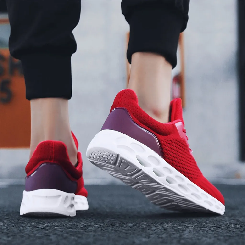 Мужская обувь из дышащего сетчатого материала для прогулок и бега; кроссовки из дышащего сетчатого материала на платформе; Легкие модные детские кроссовки для мужчин