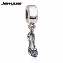 Каблуки плавающие амулеты 925-Стерлинговое серебро ювелирные изделия для изготовления подходящих бусин Браслеты DIY подарок для моего Ангела ювелирные изделия DSN014