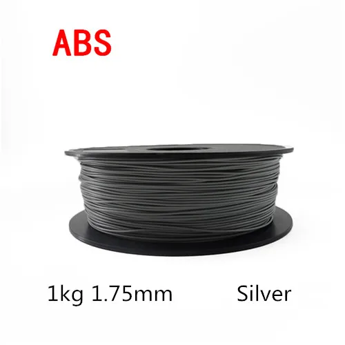 1kg silver Только для RU! YouSu ABS высокое качество 1,75 мм 10 м/0,5 кг/1 кг ABS 3d нити для 3d принтера нити для 3d принтера материалы для 3d принтера - Цвет: 1kg silver