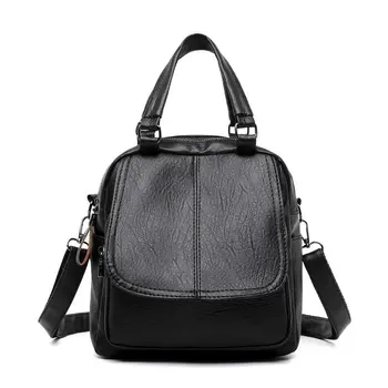 

Backpack, Backpack, Travel Bag, Large Capacity Student Bag, , Fashionable Soft Leather